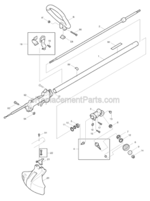 Part Location Diagram of 616-40050-02 Makita Handle
