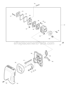 Page C Diagram and Parts List for RBC221  Makita Trimmer