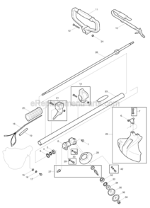 Page A Diagram and Parts List for RBC230  Makita Trimmer