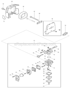 Page D Diagram and Parts List for RBC2510  Makita Trimmer