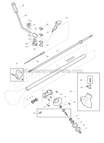 Page A Diagram and Parts List for RBC255  Makita Trimmer