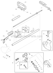 Page A Diagram and Parts List for RBC261  Makita Trimmer