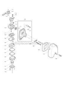 Part Location Diagram of 5316020020 Makita Cable Adjust Screw