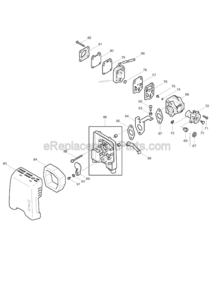 Page B Diagram and Parts List for RBL250  Makita Leaf Blower / Vacuum