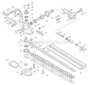 Part Location Diagram of 210-06000-0K Makita Spring Washer M6