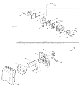 Page C Diagram and Parts List for RST250  Makita Trimmer