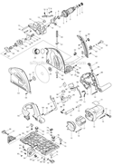 Part Location Diagram of 345977-5 Makita Plate
