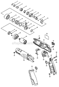 Part Location Diagram of 638470-9 Makita Switch Unit
