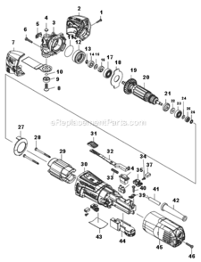 Part Location Diagram of 651609-7 Makita Switch Ss106a-7-1