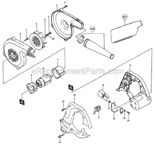 Part Location Diagram of 643909-9 Makita Battery Holder