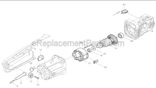 Part Location Diagram of 682574-9 Makita Break Protection