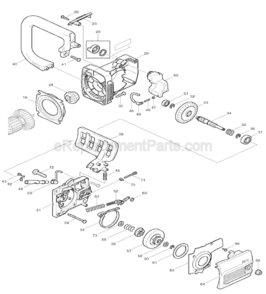 Part Location Diagram of 259034-2 Makita Retaining Ring E Type 10