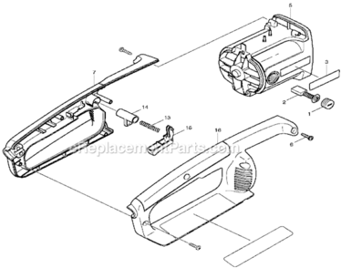 Page A Diagram and Parts List for UC4000  Makita Chainsaw
