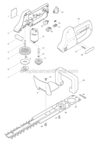Part Location Diagram of 655409-7 Makita Inlet