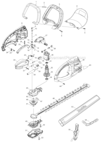 Part Location Diagram of 682503-2 Makita Cord Guard
