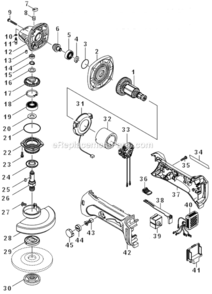 Part Location Diagram of 191971-3 Makita Carbon Brush Cb-430