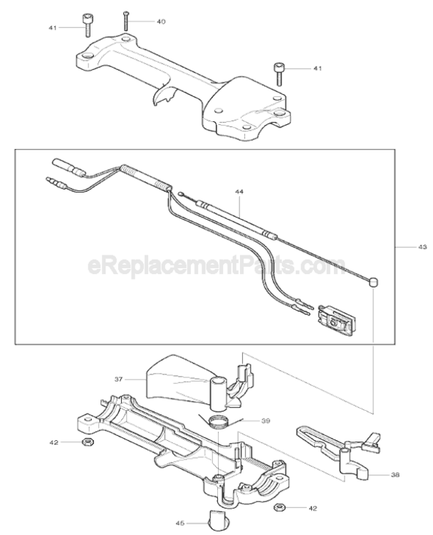 Page B Diagram and Parts List for RBC2510  Makita Trimmer