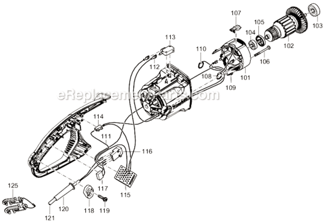 Page C Diagram and Parts List for UC4030A  Makita Chainsaw