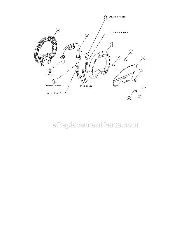 Double Edge Foot Loop Handle Diagram and Parts List for 3010  Mantis Trimmer