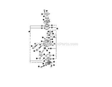 Engine Parts Diagram and Parts List for SV-5C-2  Mantis Tiller