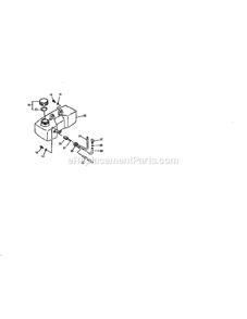 Engine - Fuel Tank Diagram and Parts List for 7222E  Mantis Tiller