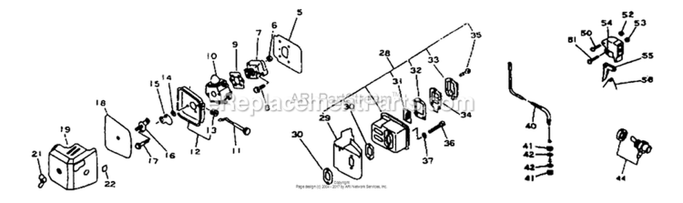 Part Location Diagram of 125376-05360 Mantis Nozzle Check Valve