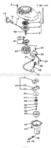 Part Location Diagram of 150117-09130 Mantis Washer