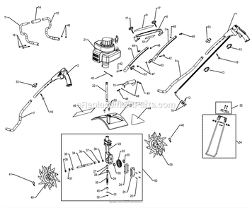 Part Location Diagram of 430049 Mantis Carry Handle W/Grip