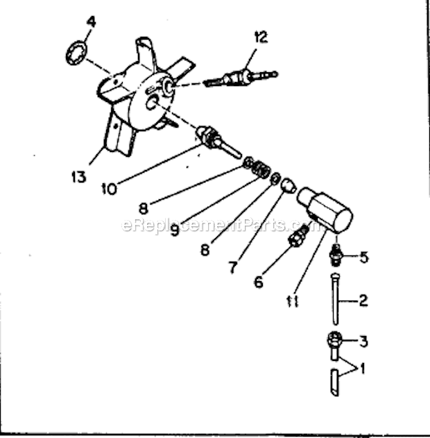 Page B Diagram and Parts List for B100D  Master Heater