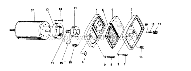 Page C Diagram and Parts List for B100D  Master Heater