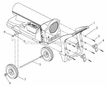 Page E Diagram and Parts List for M125AT  Master Heater
