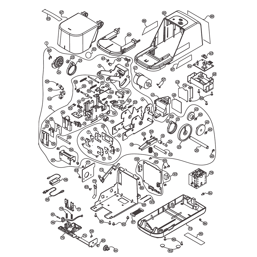 Fig-0 Diagram and Parts List for EH-70F  Max Nailer