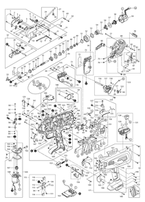Fig-0 Diagram and Parts List for RB398S  Max Rebar Tools