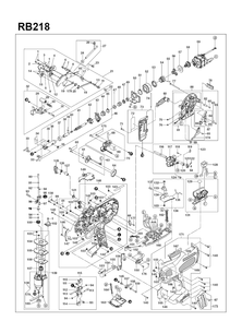 Fig-0 Diagram and Parts List for RB218  Max Rebar Tools