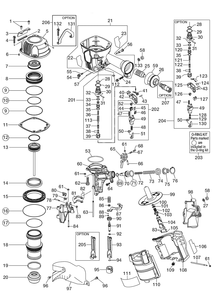 Fig-0 Diagram and Parts List for CN890F  Max Nailer