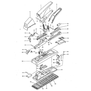 Fig-0 Diagram and Parts List for HD-3DF  Max Nailer