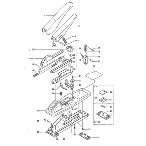 Fig-0 Diagram and Parts List for HD-12N-13  Max Nailer
