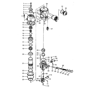 Fig-0 Diagram and Parts List for CN80-PAL  Max Nailer