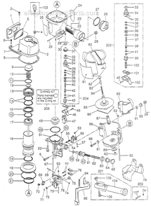 Part Location Diagram of KK23710 Max Comp. Spring 3710
