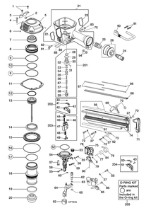 Fig-0 Diagram and Parts List for SN883RH3  Max Nailer