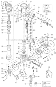 Page A Diagram and Parts List for HN120  Max Nailer
