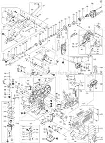 Page A Diagram and Parts List for RB397  Max Rebar Tools