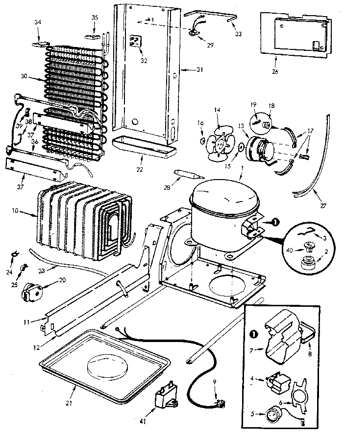 Unit Parts Diagram and Parts List for JRSDX244B-M7N15A  Jenn-Air Refrigerator
