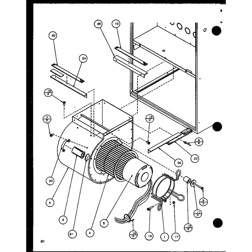 Diagram 6 Diagram and Parts List for GUI070C30B P1106402F Amana Furnace