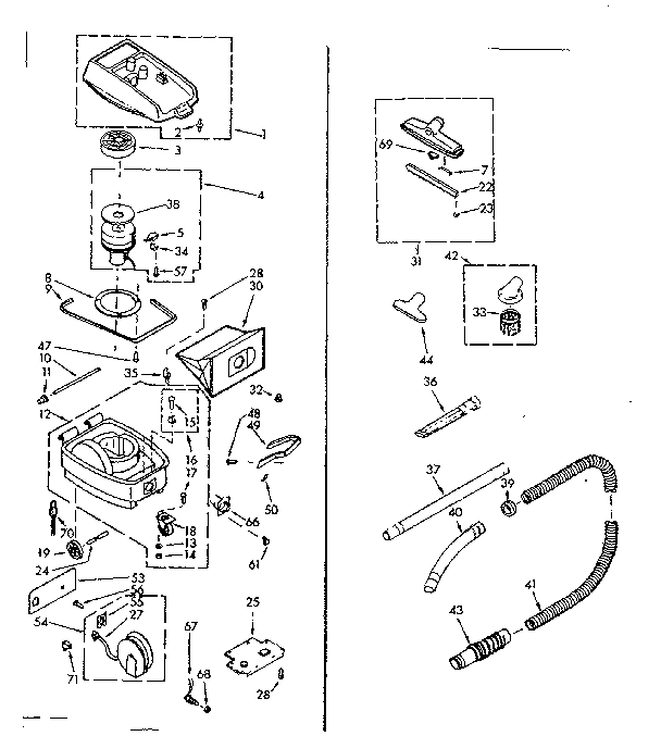 Unit Parts Diagram and Parts List for 11620404  Kenmore Filters & Accessories
