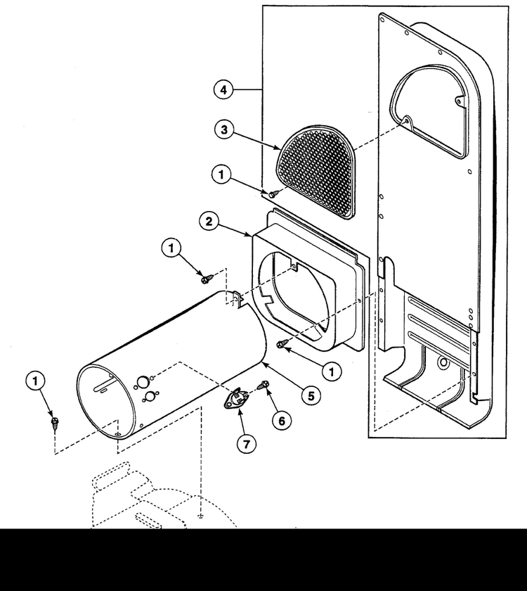 Heater Assy Diagram and Parts List for SSG919LF  Speed Queen Dryer