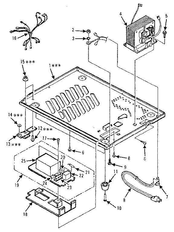 Microwave Parts Diagram and Parts List for 5678821880  Kenmore Microwave