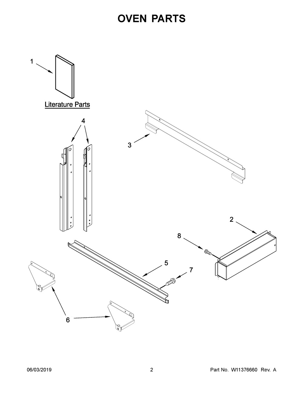 Oven Parts Diagram and Parts List for JMC2427IL02  Maytag Microwave