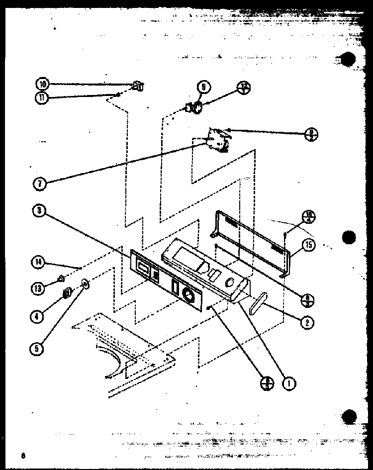 Section 6 Diagram and Parts List for LW3303W P1164316WW Amana Washer