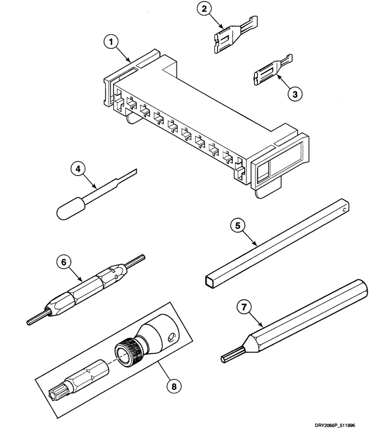 Extractor Tools Diagram and Parts List for SSE807QF1500  Speed Queen Dryer